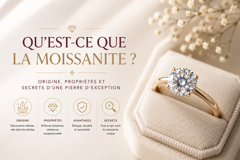 Qu'est-ce que la moissanite ? Origine, propriétés et secrets d'une pierre d'exception