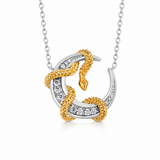 Selene Necklace — Moon & Serpent