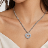Valentine Necklace - Moissanite Heart