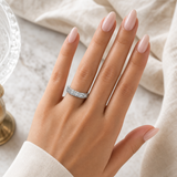 Constance Ring — Round Moissanite