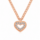 Valentine Necklace - Moissanite Heart