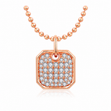 Collier Octave — Pavé de moissanites