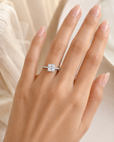 Vendôme Ring — Radiant moissanite