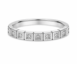 Bague Adèle — Moissanite princesse