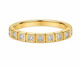 Bague Adèle — Moissanite princesse