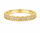 Bague Constance — Moissanite ronde