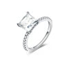 Bague Royale — Moissanite princesse — WM Paris