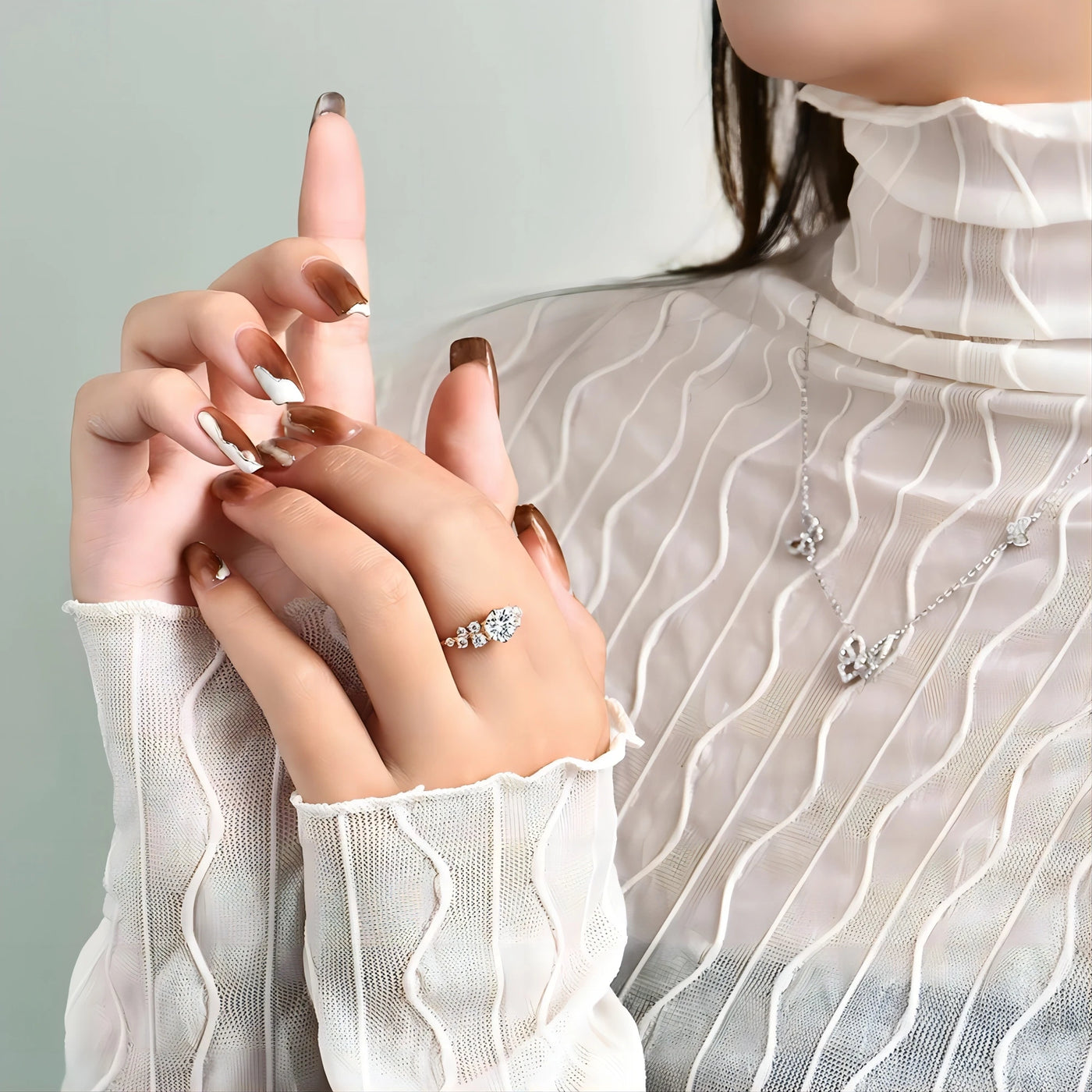 Bague Céleste — Moissanite classique