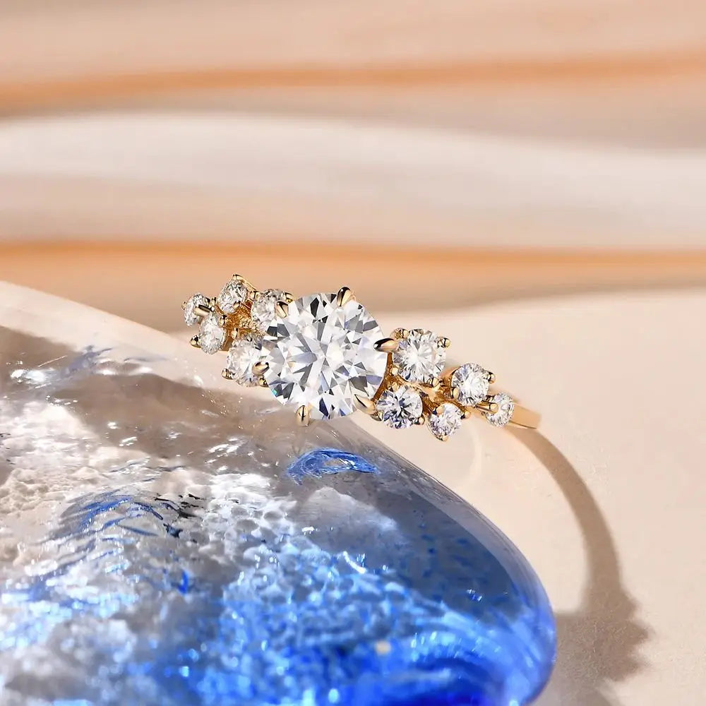 Bague Céleste — Moissanite classique