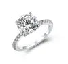 Bague Céleste — Moissanite ronde — WM Paris