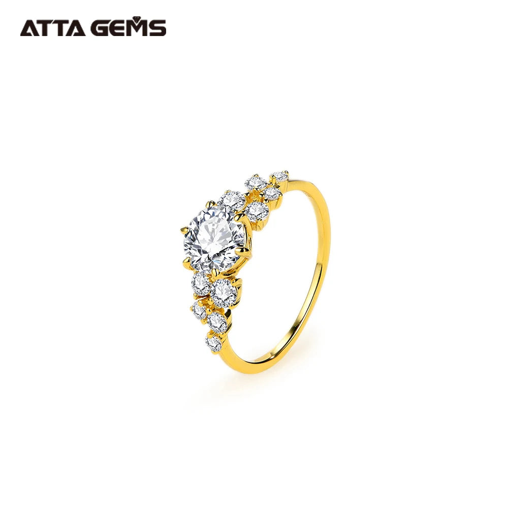 Bague Céleste — Moissanite classique