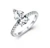 Bague Joséphine — Moissanite poire — WM Paris