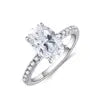 Bague Éléonore — Moissanite ovale — WM Paris