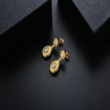 Boucles d'oreilles goutte poire moissanite argent 925 - vue 6