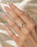 Marquise Ring — Moissanite