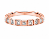 Bague Adèle — Moissanite princesse