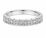 Bague Constance — Moissanite ronde