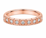 Bague Constance — Moissanite ronde