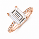 Bague Héritage — Moissanite taille émeraude