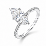 Bague Marquise — Moissanite