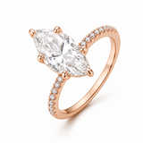 Bague Marquise — Moissanite