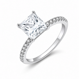 Bague Royale — Moissanite princesse