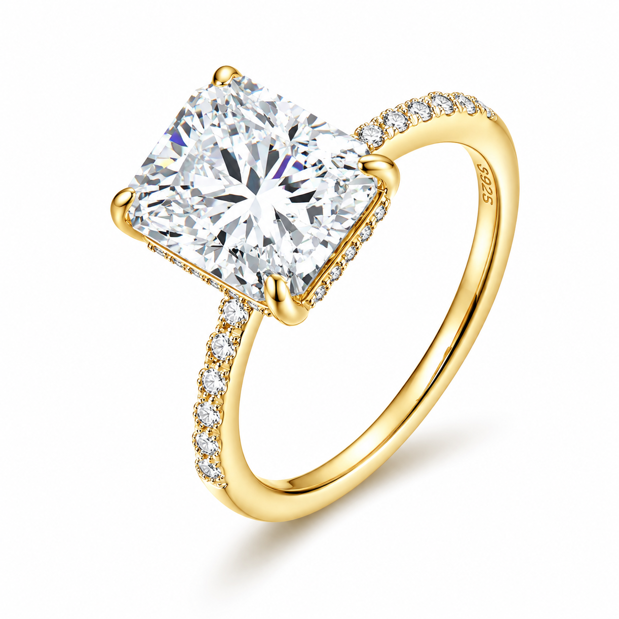 Bague Vendôme — Moissanite radiant