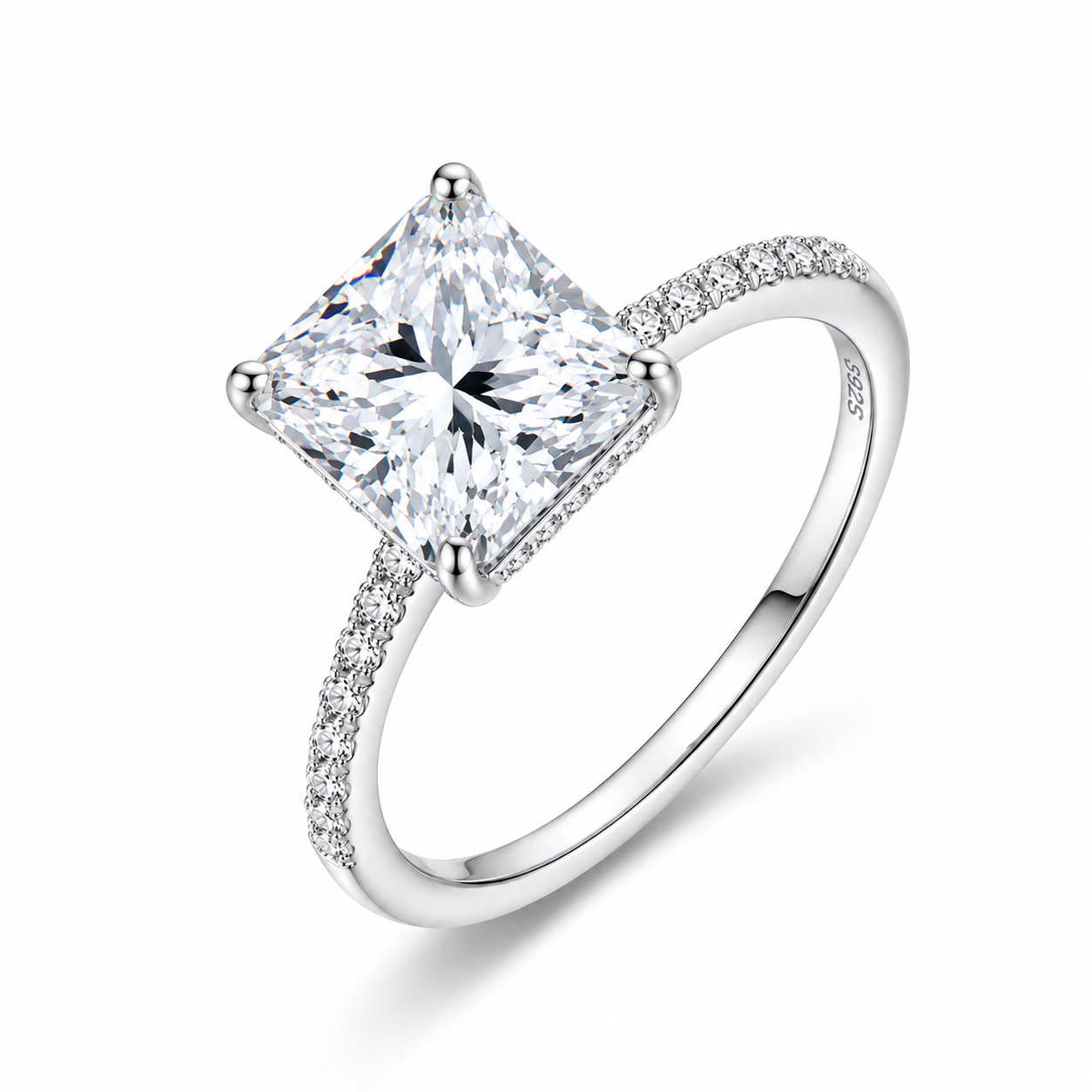 Bague Vendôme — Moissanite radiant