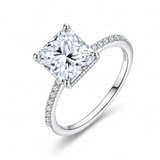 Bague Vendôme — Moissanite radiant