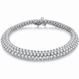 Bracelet rivière moissanite