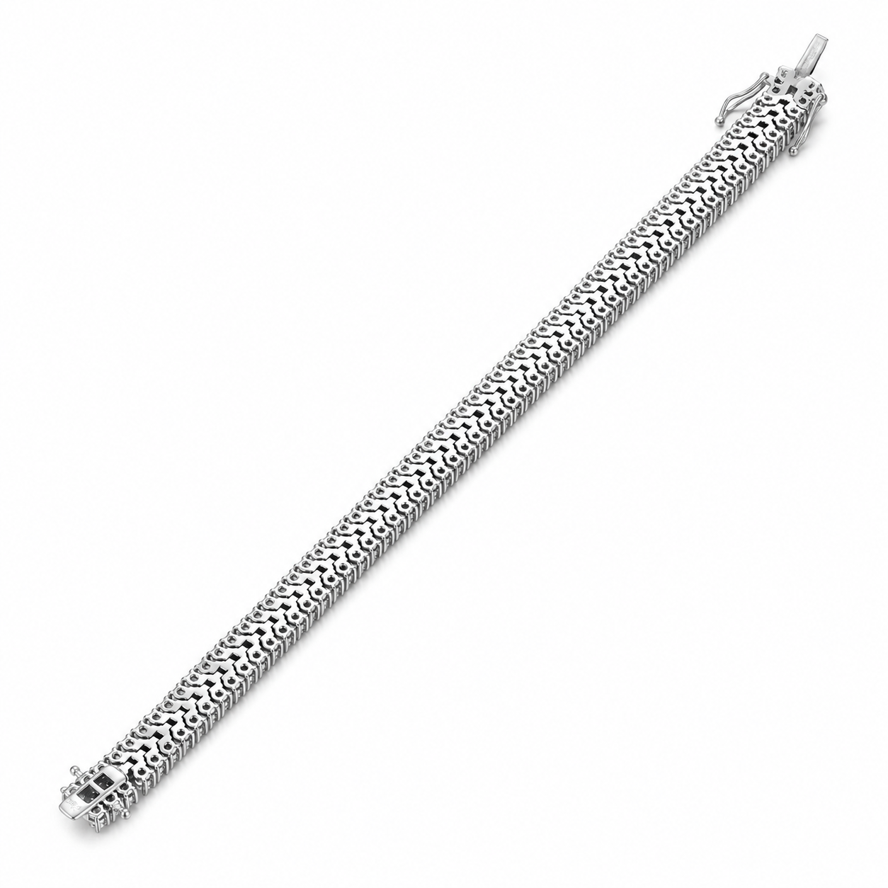Bracelet rivière moissanite