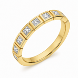 Bague Adèle — Moissanite princesse