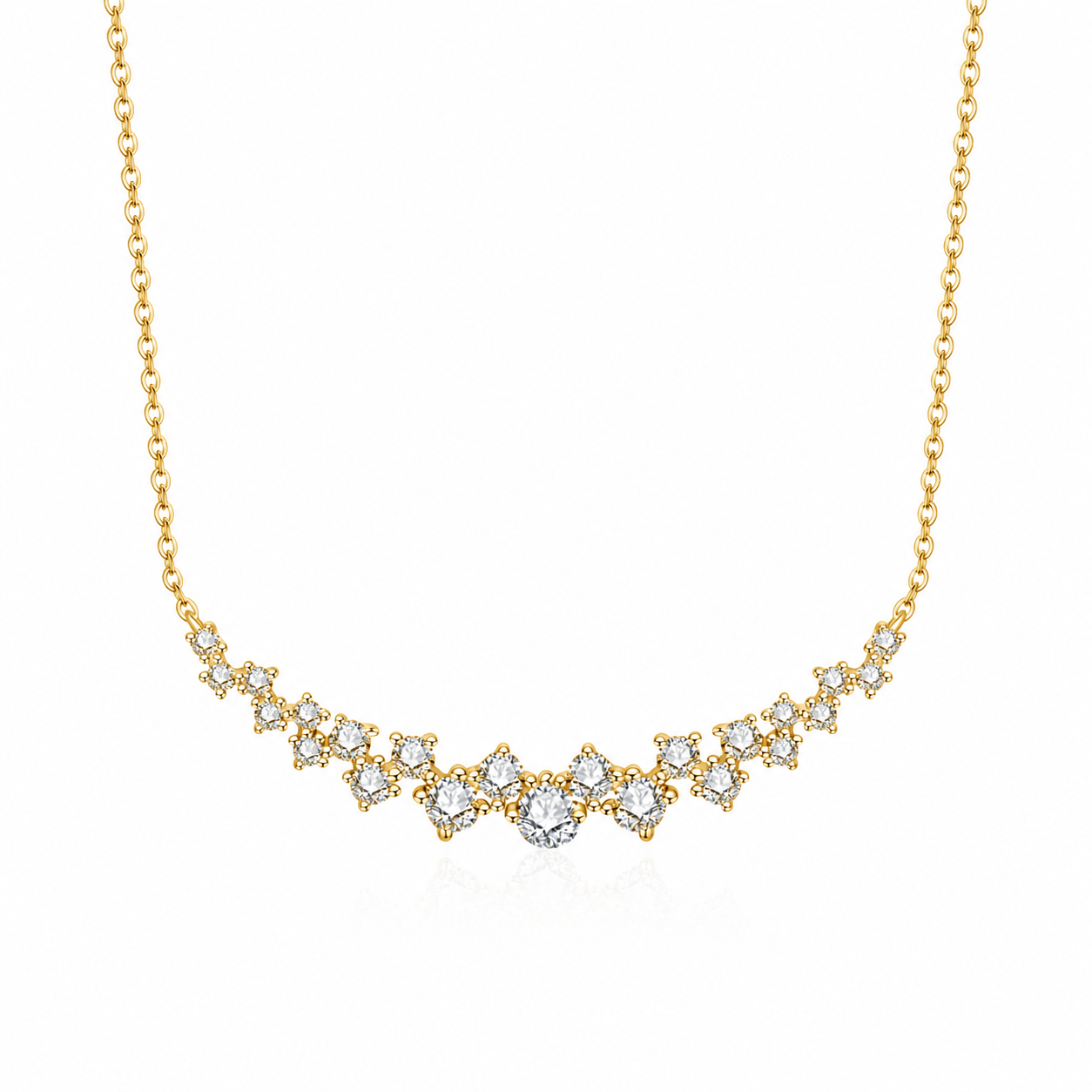 Collier Aurore — Rivière de moissanites