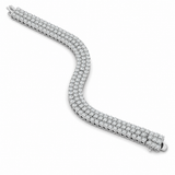 Bracelet rivière moissanite