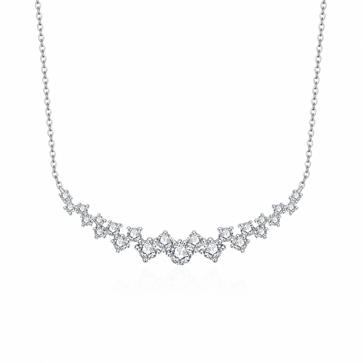 Collier Aurore — Rivière de moissanites