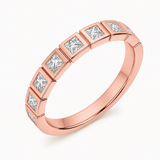 Bague Adèle — Moissanite princesse