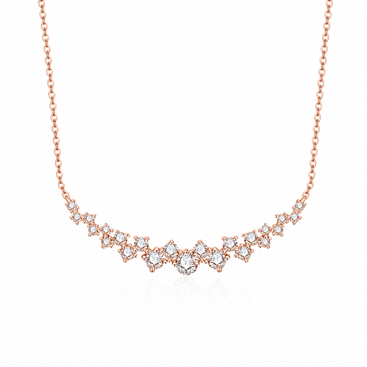 Collier Aurore — Rivière de moissanites