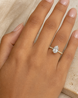 Joséphine Ring — Pear Moissanite