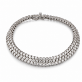 Bracelet rivière moissanite