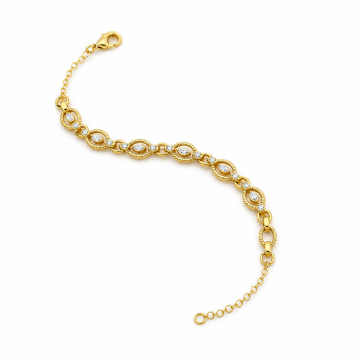Bracelet moissanite marquise