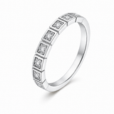 Bague Constance — Moissanite ronde