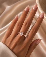 Éléonore Ring — Oval Moissanite