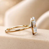 Bague Séraphine — Moissanite ovale