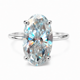 Bague Séraphine — Moissanite ovale